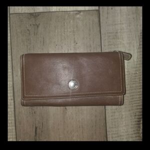 Coach Brown Leather Wallet